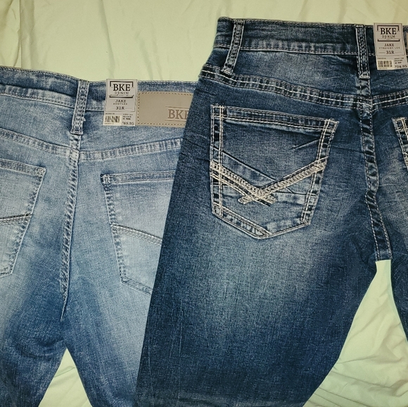 Jeans (2 pairs) Buckle Jake 31R Straight & Bootleg - Picture 4 of 6